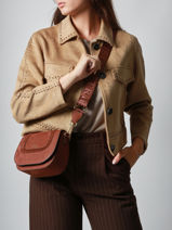Sac Bandoulire Lasso Etrier Marron lasso ELAS152S-vue-porte