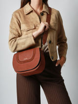 Sac Bandoulire Lasso Etrier Marron lasso ELAS152M-vue-porte
