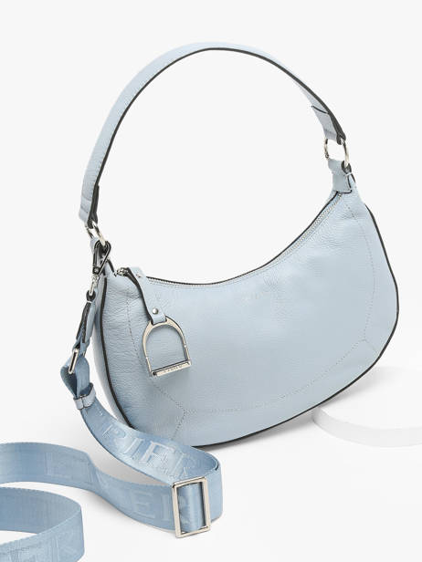 Medium Leather Altesse Shoulder Bag Etrier Blue altesse EALT017M other view 2
